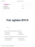 Trắc nghiệm mtcn   wayground