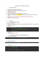 Ôn tập GIỮA KỲ môn Lập Trình Hướng Sự Kiện Java