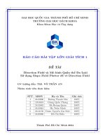 Đề tài direction field và mô hình quần thể Đa loài sử dụng slope field plotter Để vẽ direction field