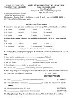 Thi thử lần 1 Điện biên