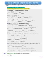 Bài 4  hàm số lượng giác và Đồ thị   da tl