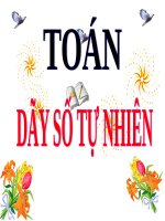 BÀI GIẢNG POWERPOINT MÔN TOÁN LỚP 4 - DÃY SỐ TỰ NHIÊN