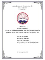 Ảnh Hưởng Của Sáng Kiến Vành Đai Và Con Đường (Bri) Của Trung Quốc Đến Địa - Chính Trị Khu Vực Đông Nam Á Giai Đoạn 2013 - 2023.Pdf