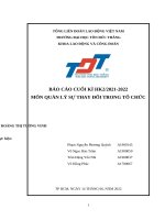 Báo Cáo Cuối Kì Hk22021-2022 Môn Quản Lý Sự Thay Đổi Trong Tổ Chức.pdf