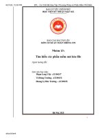 Báo cáo bài tập lớn môn cơ sở an toàn thông tin tìm hiểu các phần mềm mã hóa file