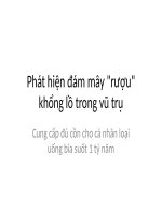 Dam may ruou vu tru