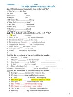 Thì hiện tại Đơn + httd Ôn tập