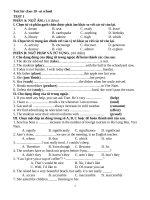 Test 1  5 at school
