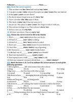 Tổng hợp ta8 ttsh v+ing