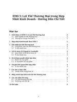 Bài giảng ifrs3  lợi thế thương mại  goodwill