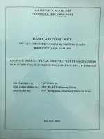 00060000787 khảo sát, nghiên cứu các tính chất vật lý và quá trình Đảo từ bởi Ứng suất trong các cấu trúc multiferroics