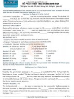 Đề 11-15 thi thử kỳ thi TNTHPTQG 2025 môn Tiếng Anh - cô Phạm Liễu