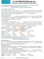 Đề 16-20 thi thử kỳ thi TNTHPTQG 2025 môn Tiếng Anh - cô Phạm Liễu