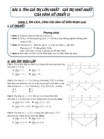 Tài liệu   tìm gtln   gtnn của hàm số (buổi 1)