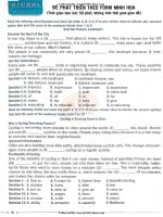 Đề 6-10 thi thử kỳ thi TNTHPTQG 2025 môn Tiếng Anh - cô Phạm Liễu