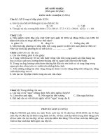 ĐỀ THI VÀO TRƯỜNG CHUYÊN LỚP 6 ĐỀ 1