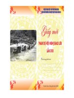 Giấy mời tham dự hội nghị giao lưu hội hữu nghị việt lào