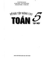 Vở bài tập nâng cao toán lớp 5 tập 1 kết nối tri thức lê anh vinh bản scan nét