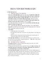 Bài 8  văn bản nghị luận