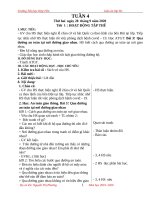 GIÁO ÁN LỚP 3 TUẦN 4