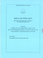 00060000739 bctk Đánh giá tác Động của chương trình chi trả dịch vụ môi trường rừng Đến sử dụng Đất và thu nhập của hộ gia Đình tại tỉnh sơn la, việt nam