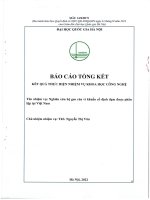 00060000734 nghiên cứu hệ gen của vi khuẩn cố Định Đạm Được phân lập tại việt nam