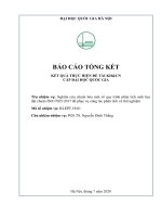 00060000715 bctk nghiên cứu chuẩn hóa một số quy trình phân tích sinh học Đạt chuẩn iso17025 2017 Để phục vụ công tác phân tích và thử nghiệm
