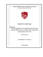 00060000767 Áp dụng mô hình svm và phương pháp phân tích văn bản Để dự báo giá cổ phiếu trên thị trường chứng khoán việt nam