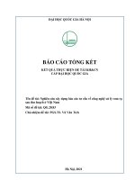 00060000737 nghiên cứu xây dựng báo cáo tư vấn về công nghệ xử lý rơm rạ sau thu hoạch Ở việt nam