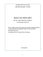 00060000779 baocaoketqua nghiên cứu gia tăng tác dụng của bài thuốc cổ phương sài hồ sơ can thang gia giảm theo hướng hỗ trợ Điều trị viêm loét dạ dày