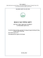 00060000744 Đánh giá hiệu quả kinh tế sử dụng tài nguyên hướng tới tăng trưởng xanh Ở việt nam