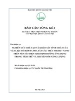 00060000778 nghiên cứu chế tạo và khảo sát tính chất của vật liệu tổ hợp Đa pha sắt cấu trúc micro – nano trên nền sắt Điện abo3 Định hướng Ứng dụng trong tích trữ và chuyển Đổi năng lượng