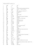 Từ vựng luyện thi hsk band 4