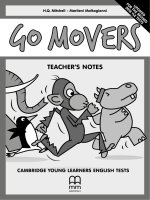 MM Go Movers teacher's note (2018)
