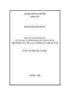 Luận văn một số vấn Đề pháp lý về chào bán chứng khoán ra công chúng theo pháp luật việt nam và pháp luật một số nước