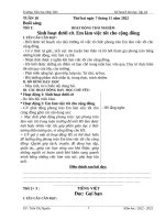 GIÁO ÁN LỚP 2 TUẦN 10