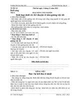 GIÁO ÁN LỚP 2 TUẦN 14