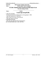 GIÁO ÁN LỚP 2 TUẤN 30