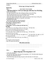 GIÁO ÁN LỚP 2 TUẦN 4