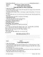 GIÁO ÁN LỚP 2 TUẤN 31