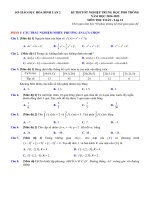 131  sở giáo dục hòa bình lần 2 (thi thử tn thpt 2025 môn toán)