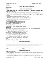 GIÁO ÁN LỚP 2 TUẦN 5