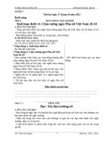 GIÁO ÁN LỚP 2 TUẦN 7