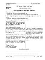 GIÁO ÁN LỚP 2 TUẦN 2