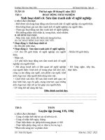 GIÁO ÁN LỚP 2 TUẦN 19