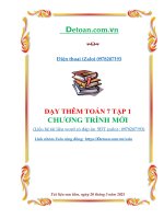 Day them toan lop 7 tap 1