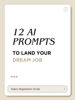 12 AI Prompts to Land Your Dream Job