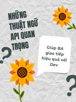 Những thuật ngữ API quan trọng giúp BA giao tiếp hiệu quả với Dev