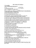 Đề cương Địa 9 giữa kì 2