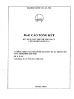 tómtắt nghiên cứu tài nguyên Đất gò Đồi phục vụ Định hướng phát triển nông nghiệp bền vững tỉnh bắc giang